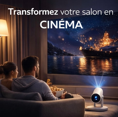 Mini Projecteur LED HD – Cinéma Maison Portable
