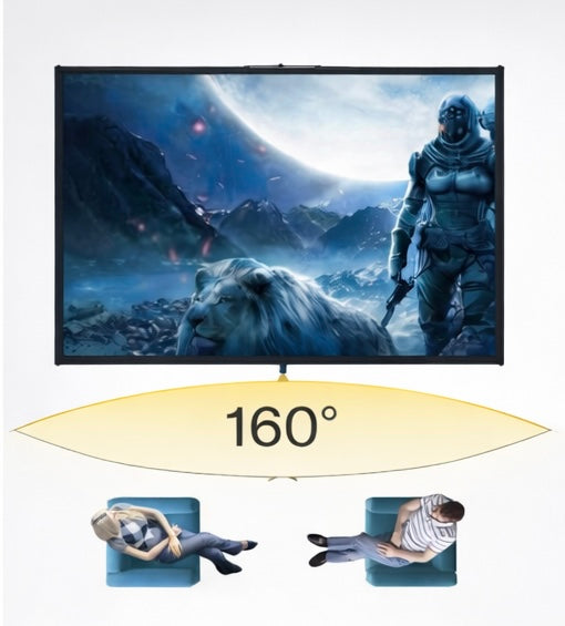 Écran de Projection sur Trépied 16:9 – Full HD / 4K Ready – Cinéma Maison & Extérieur