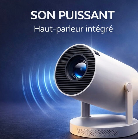 Mini Projecteur LED HD – Cinéma Maison Portable