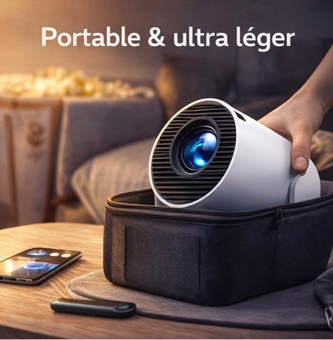 Mini Projecteur LED HD – Cinéma Maison Portable
